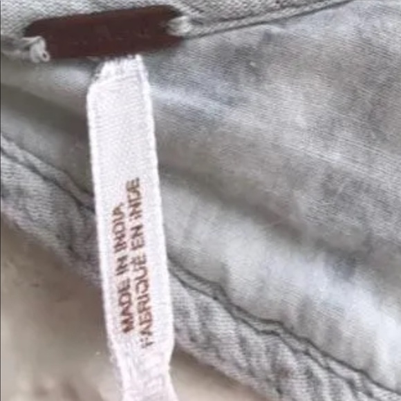 Free People Embroidered Austin Mini Dress Agave XS - Picture 12 of 12